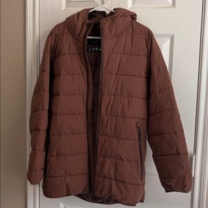 Abercrombie & Fitch Brown Insulated Jacket